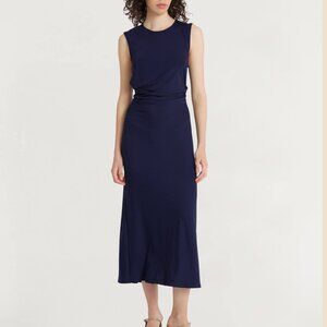 Luxely Brooke Sleeveless Jersey Dress - Evening Blue/Navy - 6